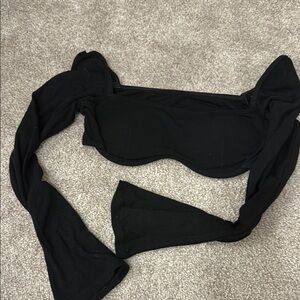 Chic Black Off-Shoulder Top